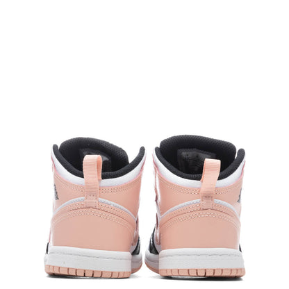 Air Jordan 1 Mid (TD) - White/Arctic Orange