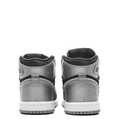 Air Jordan 1 Retro High OG 'Satin Shadow' (TD) - Black/Medium Grey/White