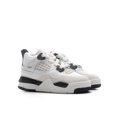 Air Jordan 4 Retro OG 'Flight Club' (TD) - Sail/Black/University Red