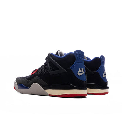 Air Jordan 4 Retro 'Rare Air' (PS) - Black/Fire Red/Deep Royal Blue