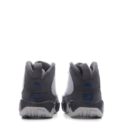 Air Jordan 9 Retro 'Flint Grey' (TD) - White/French Blue/Flint Grey