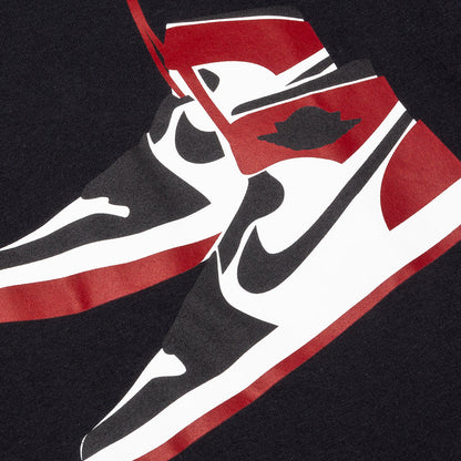 AJ1 S/S Crew Tee - Black