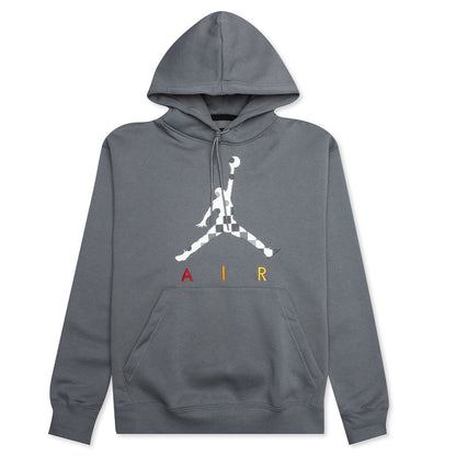 AJ3 Graphic Fleece Hoodie - Smoke Grey