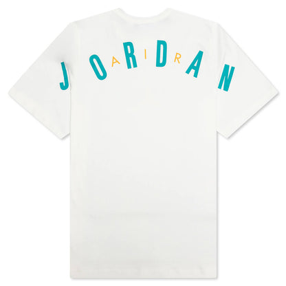 Air Jordan S/S Tee - Sail/New Emerald/Taxi