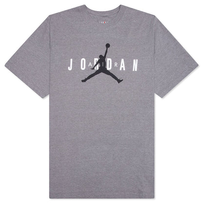 Air Jordan Wordmark T-Shirt - Carbon Heather/White/Black
