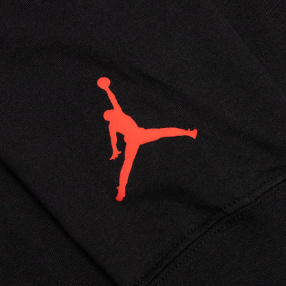 Essential Graphic Fleece Hoodie - Black