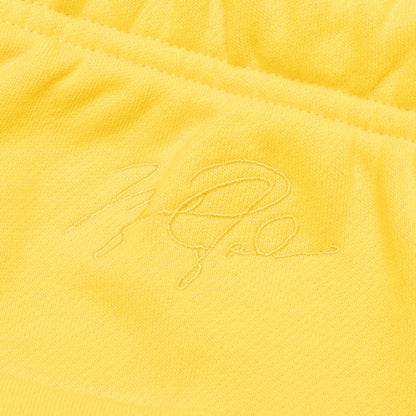 Essential Fleece Shorts - Tour Yellow/White