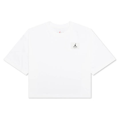 Essential Women's Boxy T-Shirt - White/Black
