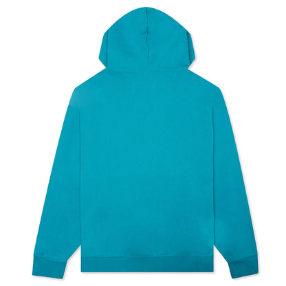 Essential Statement Fleece Hoodie - Cyber Teal