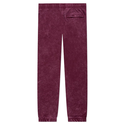 Essential Statement Fleece Pants - Cherrywood Red