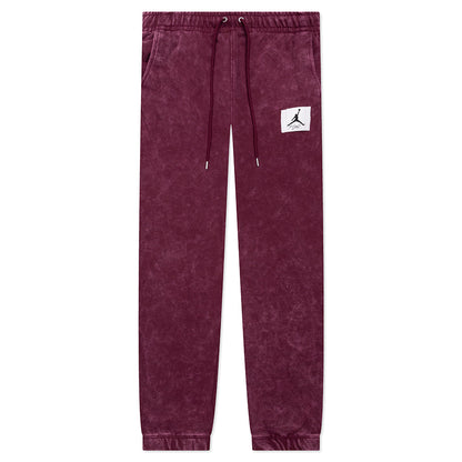 Essential Statement Fleece Pants - Cherrywood Red