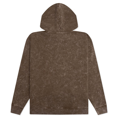 Essential Washed Fleece Hoodie - Light Olive