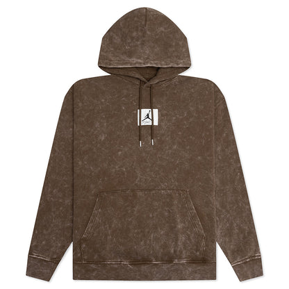 Essential Washed Fleece Hoodie - Light Olive