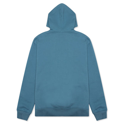 Essential Fleece Full-Zip Hoodie - Rift Blue