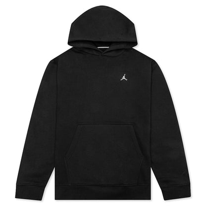 Essential Fleece Pullover Hoodie - Black
