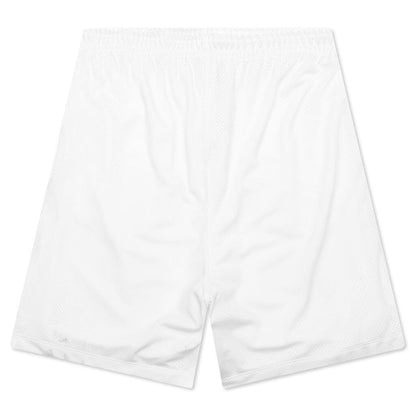 Essentials Shorts - White/Lucky Green