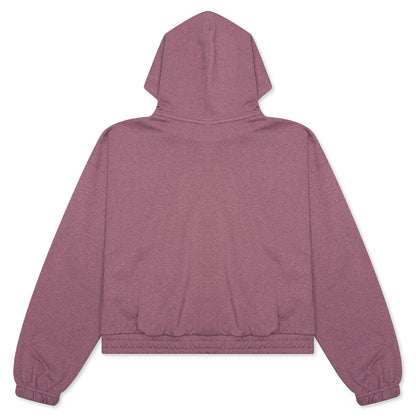 Essential Women's Fleece Hoodie - Light Mulberry/Heather/Cave Purple