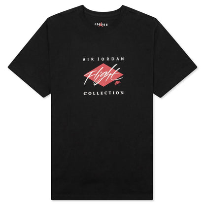 Flight Essentials T-Shirt - Black/White/Gym Red