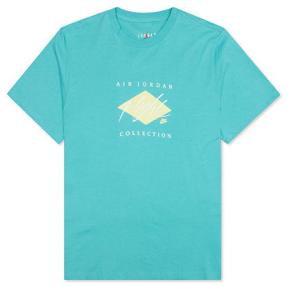 Flight Essentials T-Shirt - Washed Teal/White/Citron Tint