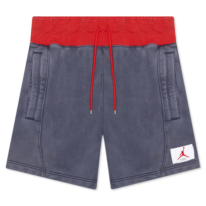 Flight Women's Fleece Shorts - Midnight Navy/University Red