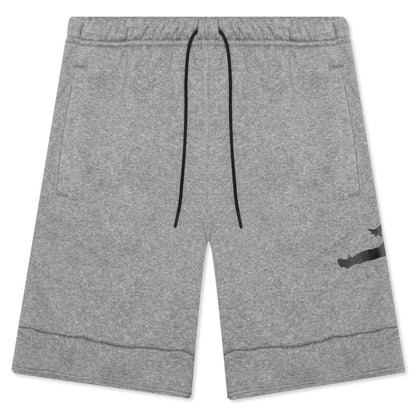 Jumpman Air Jordan Fleece Shorts v2 - Carbon Heather/Black