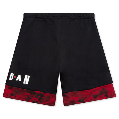 Legacy AJ6 Graphic Fleece Shorts - Black/Gym Red