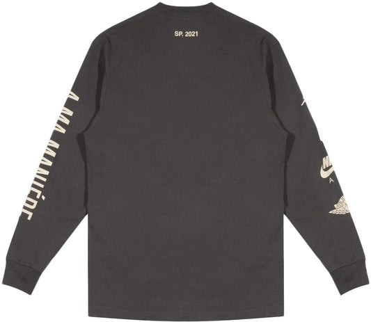 JORDAN X A MA MANIERE LONG SLEEVE SHIRT GREY