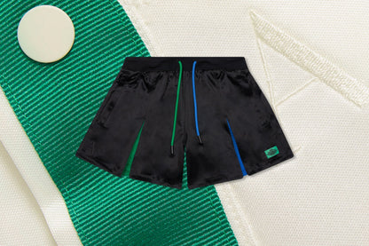 Jordan x Aleali May Women's Pleated Short - Black/Game Royal