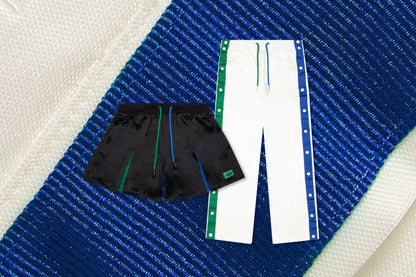 Jordan x Aleali May Women's Pleated Short - Black/Game Royal