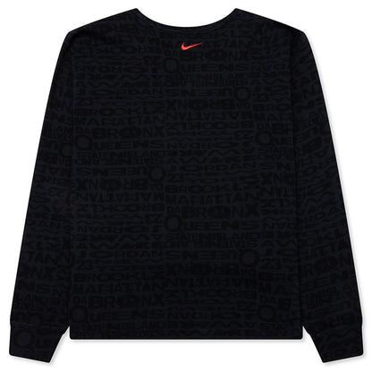 Jordan x Awake NY Thermal Long Sleeve Top - Black/White/University Red