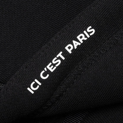 Jordan x Paris Saint-Germain Fleece Pullover Hoodie - Black/White