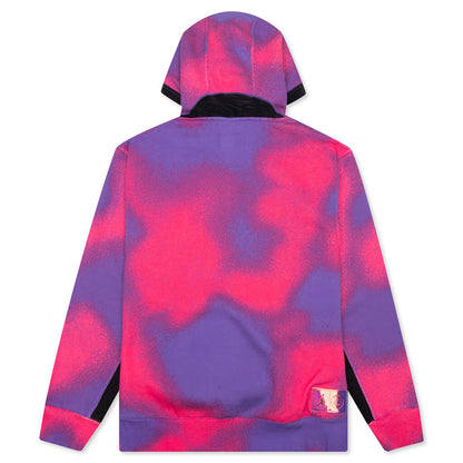 Jordan x Paris Saint-Germain Printed Fleece Pullover Hoodie - Psychic Purple/Hyper Pink