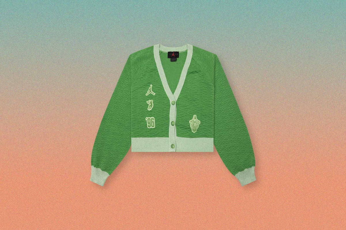 Jordan x UNION x Bephies Beauty Supply Cardigan Women's - Chlorophyll/Lime Ice