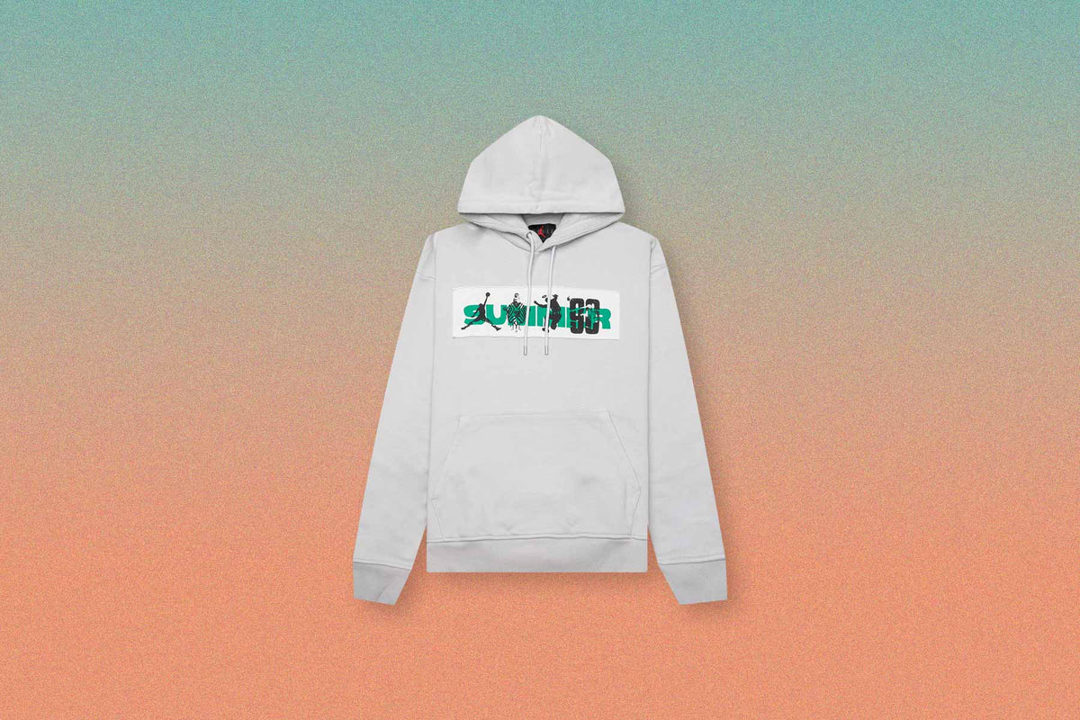Jordan x UNION x Bephies Beauty Supply Hoodie - Grey Fog/Photon Dust/Stadium Green/Black