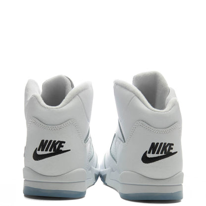 Air Jordan 5 Retro 'White Metallic' (PS) - White/Black/Metallic Silver