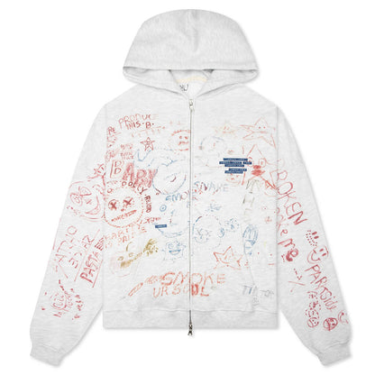 Joshua Tree Double Zip Hoodie - Multi
