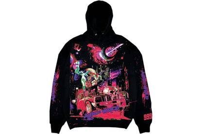 VLONE X JUICE WRLD GALAXY HOODIE BLACK
