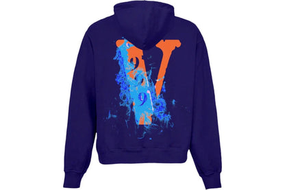 VLONE X JUICE WRLD HOODIE BLUE