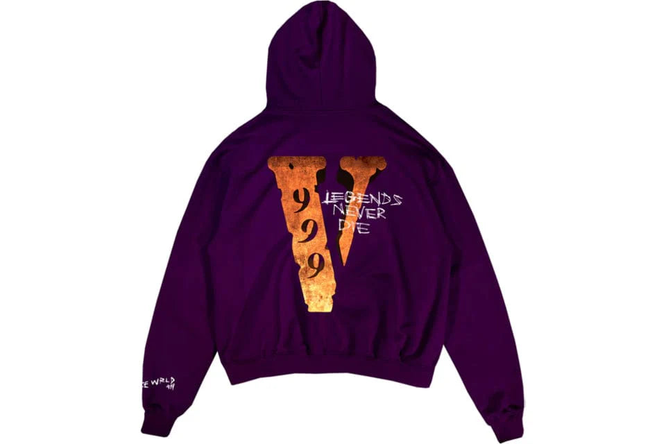 VLONE X JUICE WRLD LEGENDS NEVER DIE HOODIE PURPLE