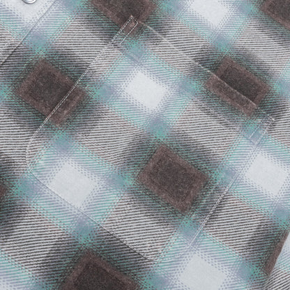 June Plaid Shirt - Bone