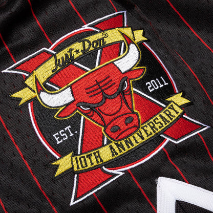 10th Year Anniversary Shorts Chicago Bulls 1996 - Black/Red