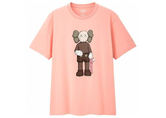 KAWS x UNIQLO COMPANION PINK TEE