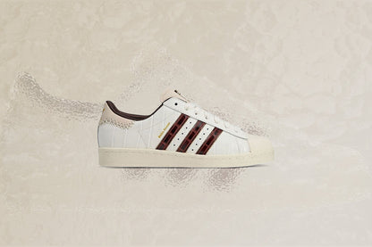 adidas Originals x Wales Bonner Superstar - Wonder White/Fox Brown/Wonder White