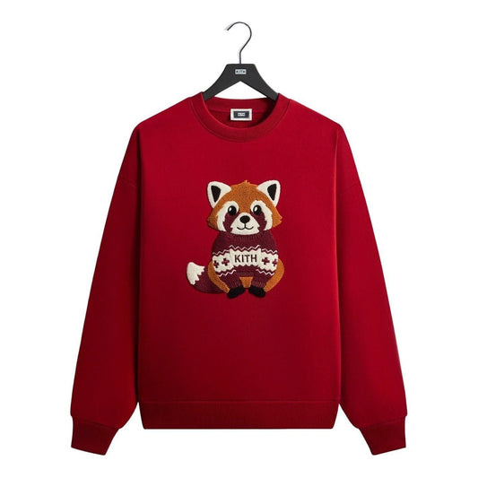 KITH Kithmas 2025 Red Panda Nelson Crewneck 'Allure' KHM034422-620