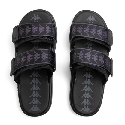 222 Banda Aster 1 Sandals - Black/Dark Grey