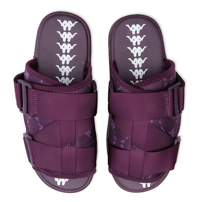 222 Banda Mitel 4 Sandals - DK Violet/White