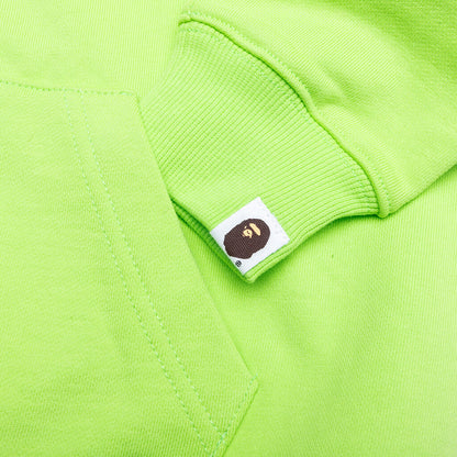Kid's Bape Relaxed Fit Pigment Dye Zip Hoodie - Green