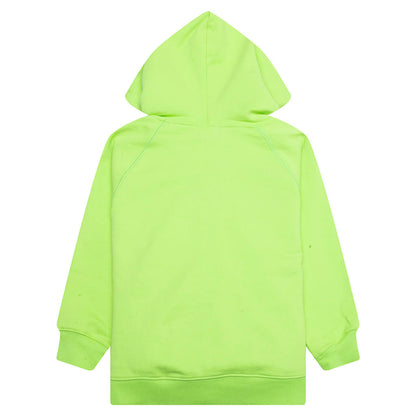 Kid's Bape Relaxed Fit Pigment Dye Zip Hoodie - Green