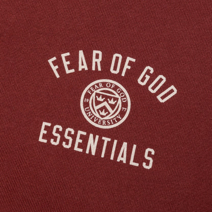 Kid's Fleece Crewneck - Crimson