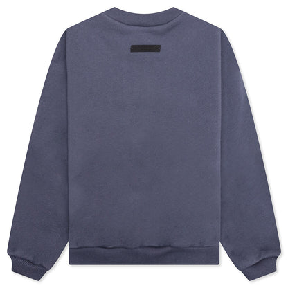 Kid's Fleece Crewneck - Marine